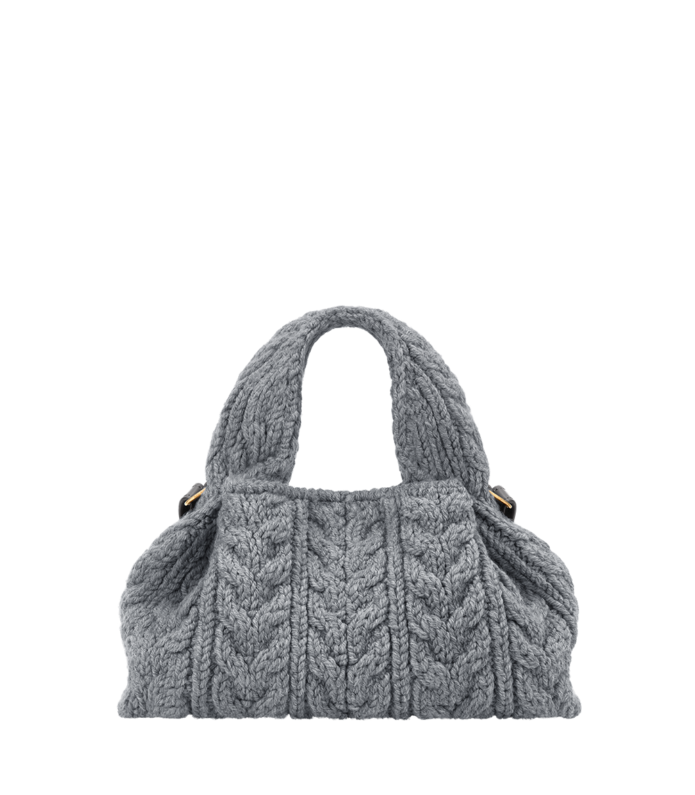 POLENE СУМКА NUMERO NEUF MINI, СЕРЫЙ