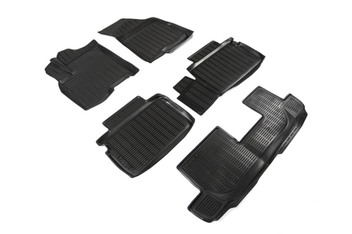 Полиуретановые коврики салона для Chery Tiggo 8 Pro 2021-н.в. Seintex.94469