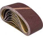 ЛЕНТА АБРАЗИВНАЯ MATRIX Р80, 75 Х 533 ММ, 10 ШТ 74235