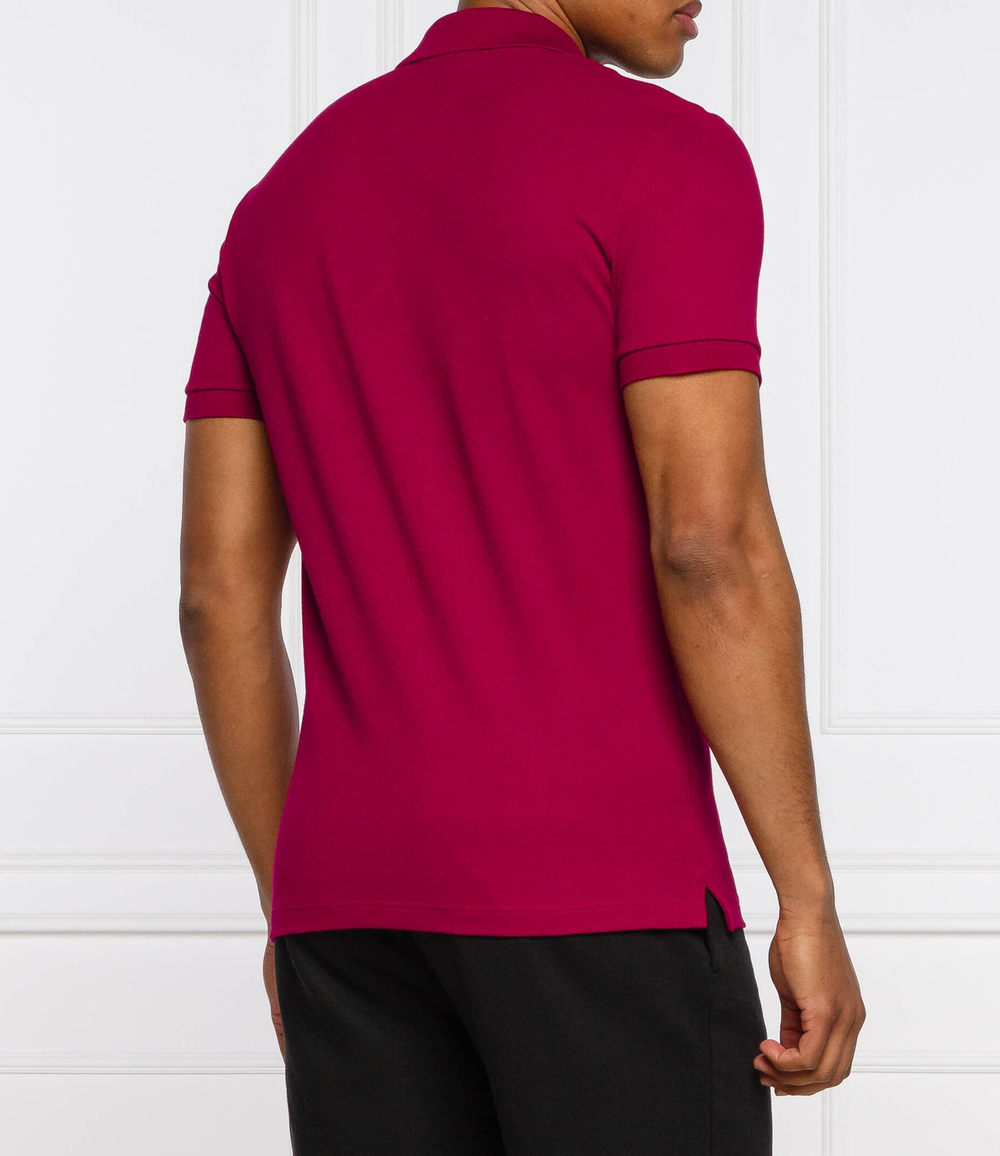 Поло Lacoste - бордовый(PH4012)