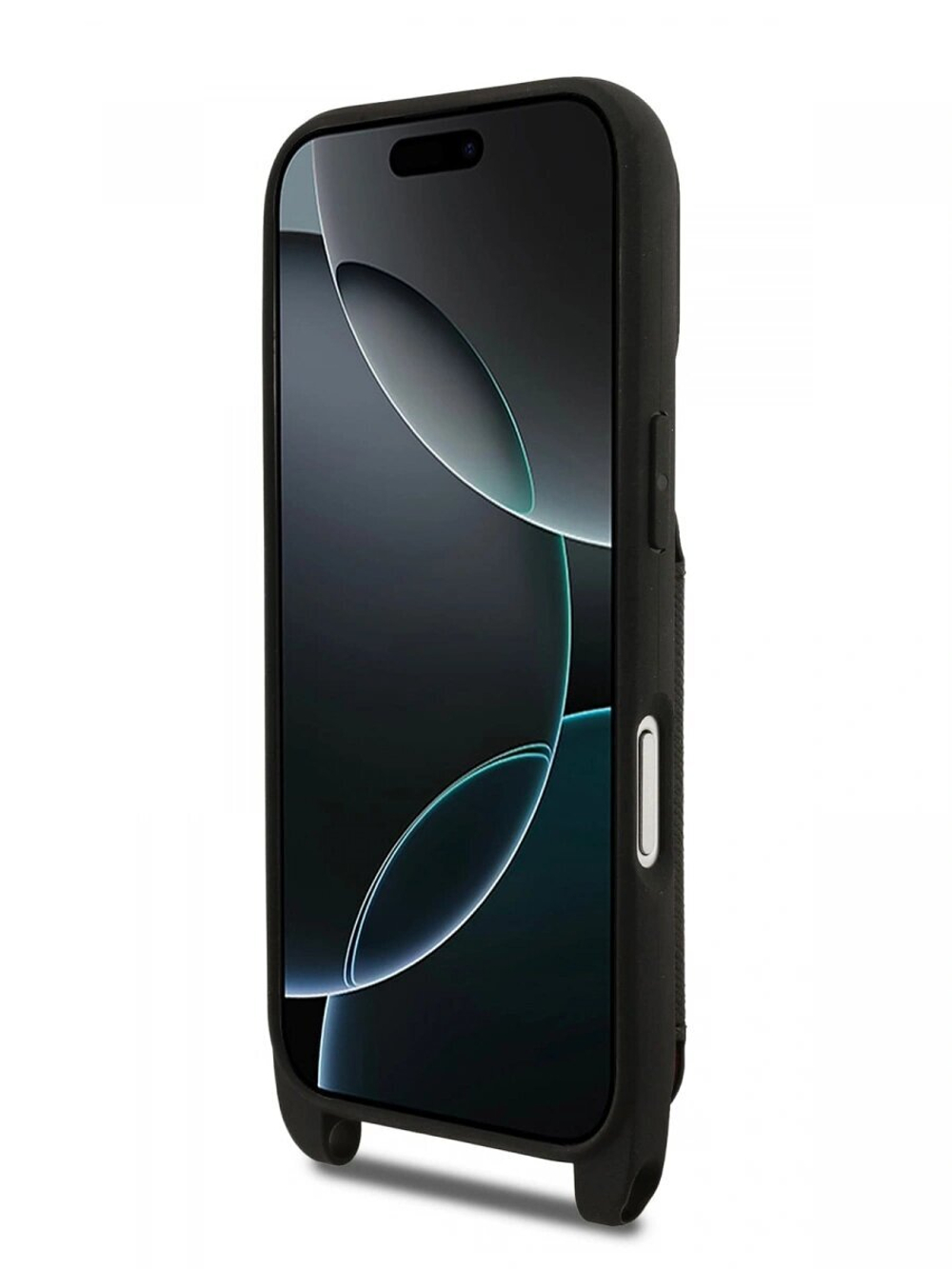 Чехол Lagerfeld для iPhone 17 Pro Max Crossbody cardslot PU Saffiano Autograph Hard, Black (KLHCP17XSAKLCK)