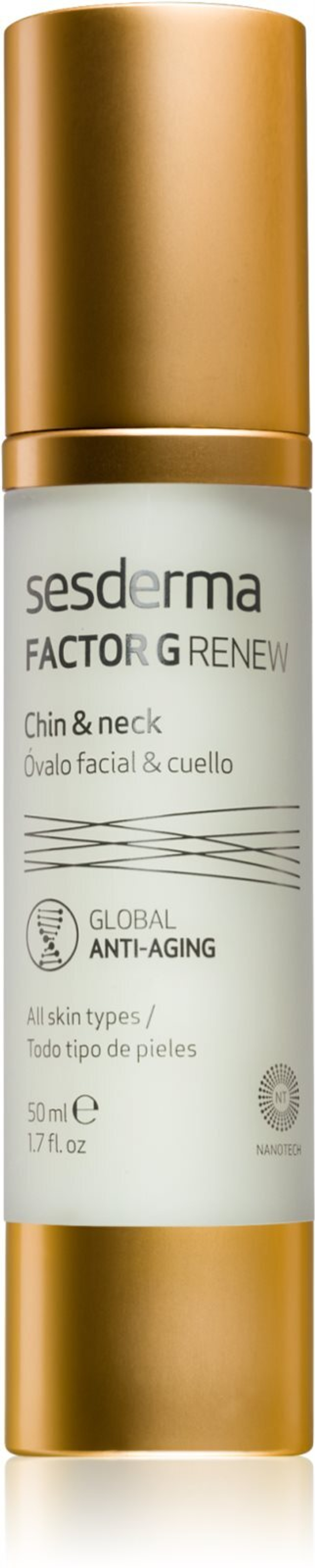 Sesderma Factor G Renew - крем-гель для коррекции контуров лица и шеи /   50  ml  / GTIN 8429979426345