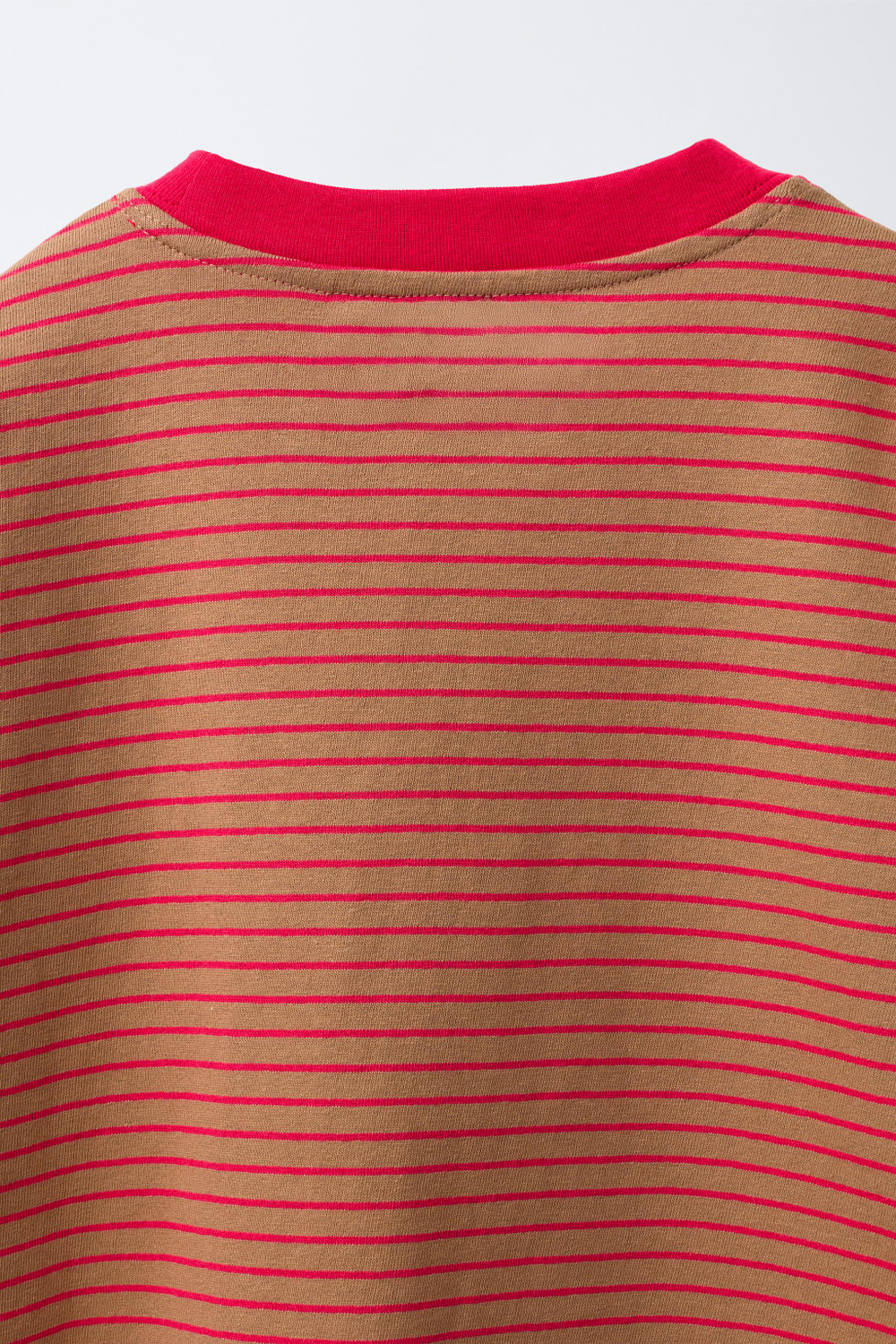 ZARA X PUKAS ФУТБОЛКА PUKAS SURF В ПОЛОСКУ, КОРИЧНЕВЫЙ