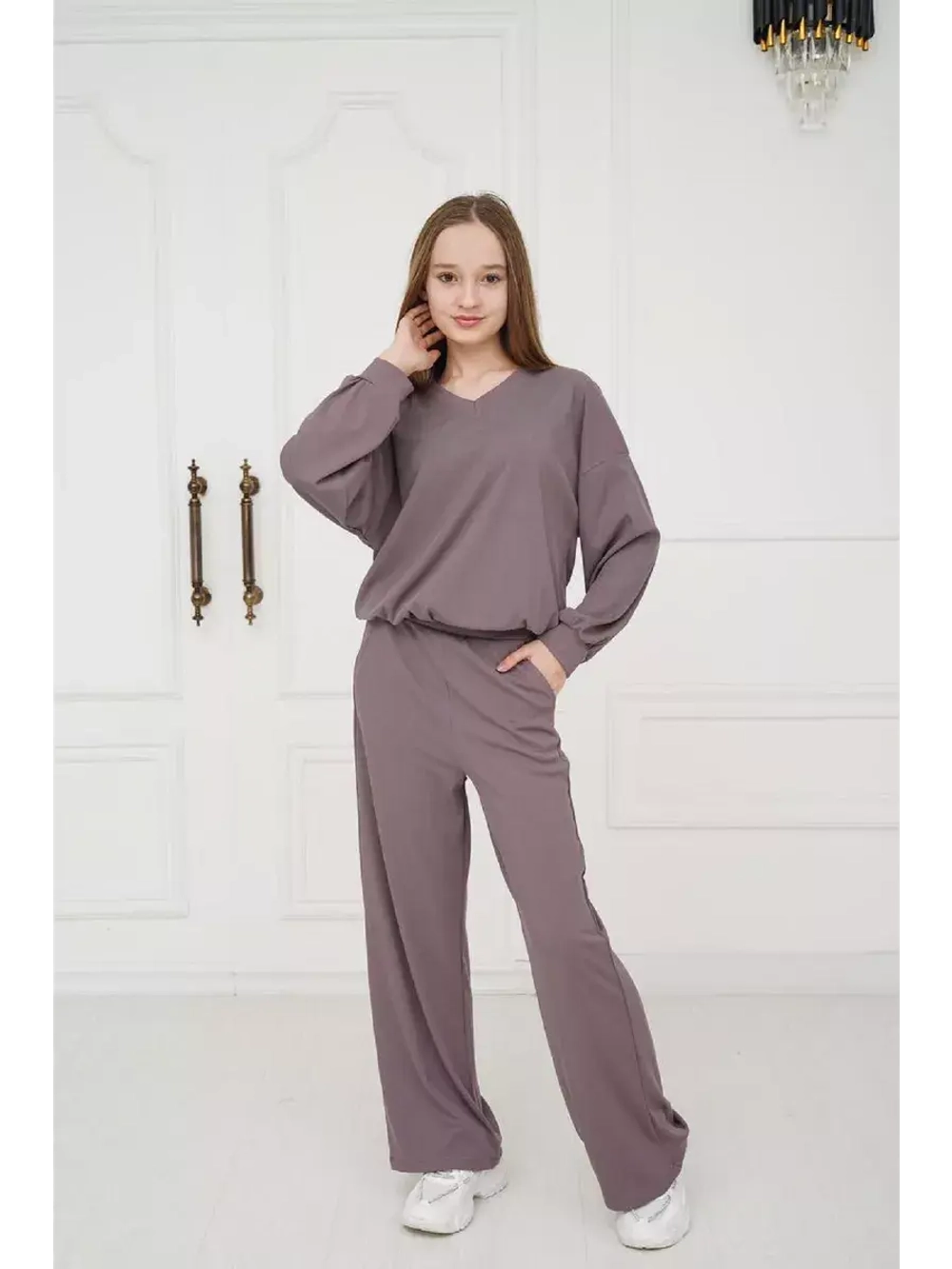 Костюм-лапша для девочки модный