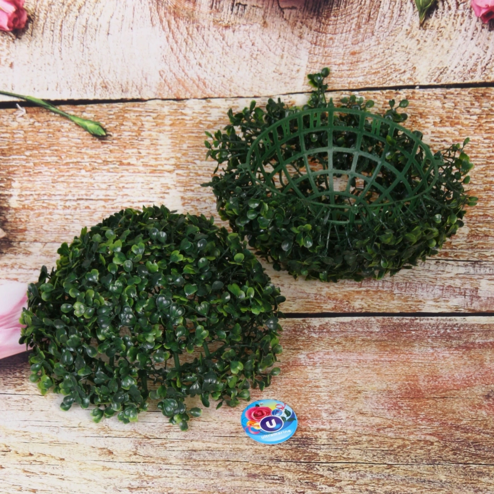 Искусственное растение шар «Самшит» темно-зеленый D-23см Ultramarine