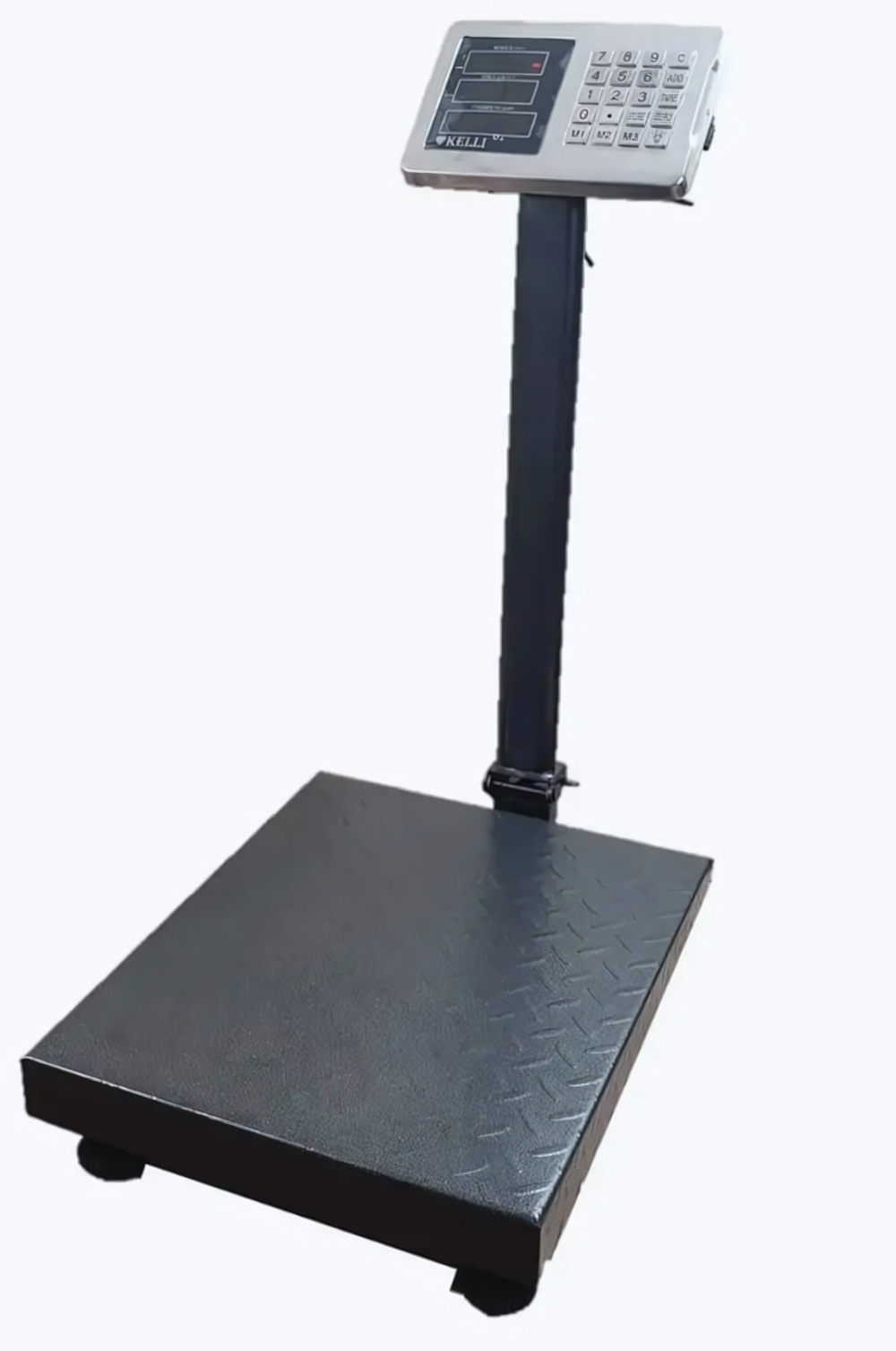 Весы торговые электронные KELLI KL-1527 до 300кг/50г, LED дисплей, постоянный ток, сигнализирование при перегрузке