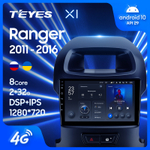 Teyes X1 9"для Ford Ranger 2011-2016 (прав)