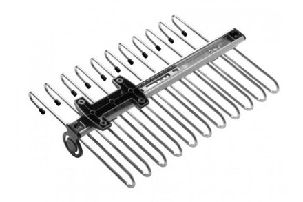 Вешалка для брюк, верхниий монтаж, 340х460x110, хром/черный