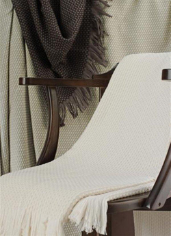 Плед-покрывало 165x240 Casual Avenue Fresno слоновая кость фото