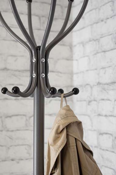 Вешалка напольная М 6 серый бетон