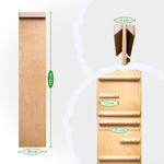 Горка пиклера скалодром, для детей из фанеры и массива березы