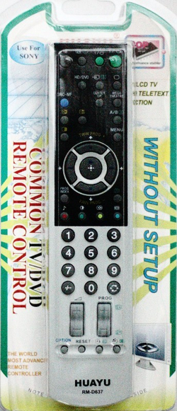 Пульт ДУ UNIVERSAL SONY RM-D637 LCD