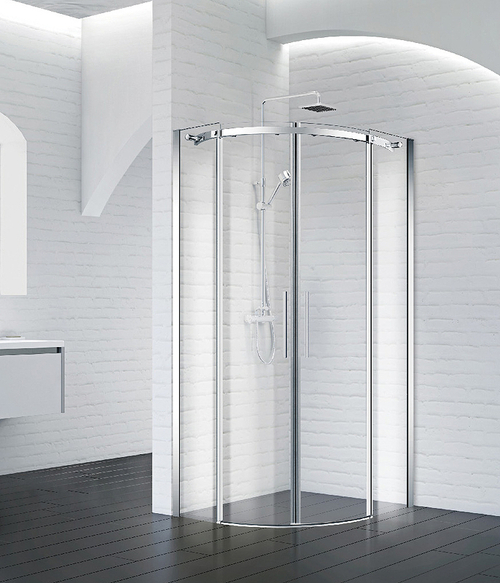 Душевой уголок BelBagno Acqua 100x100 ACQUA-R-2-100-C-Cr профиль Хром стекло прозрачное