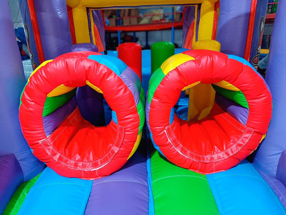 Коммерческий надувной батут «Попрыгунчик» 6*3*2,5 м