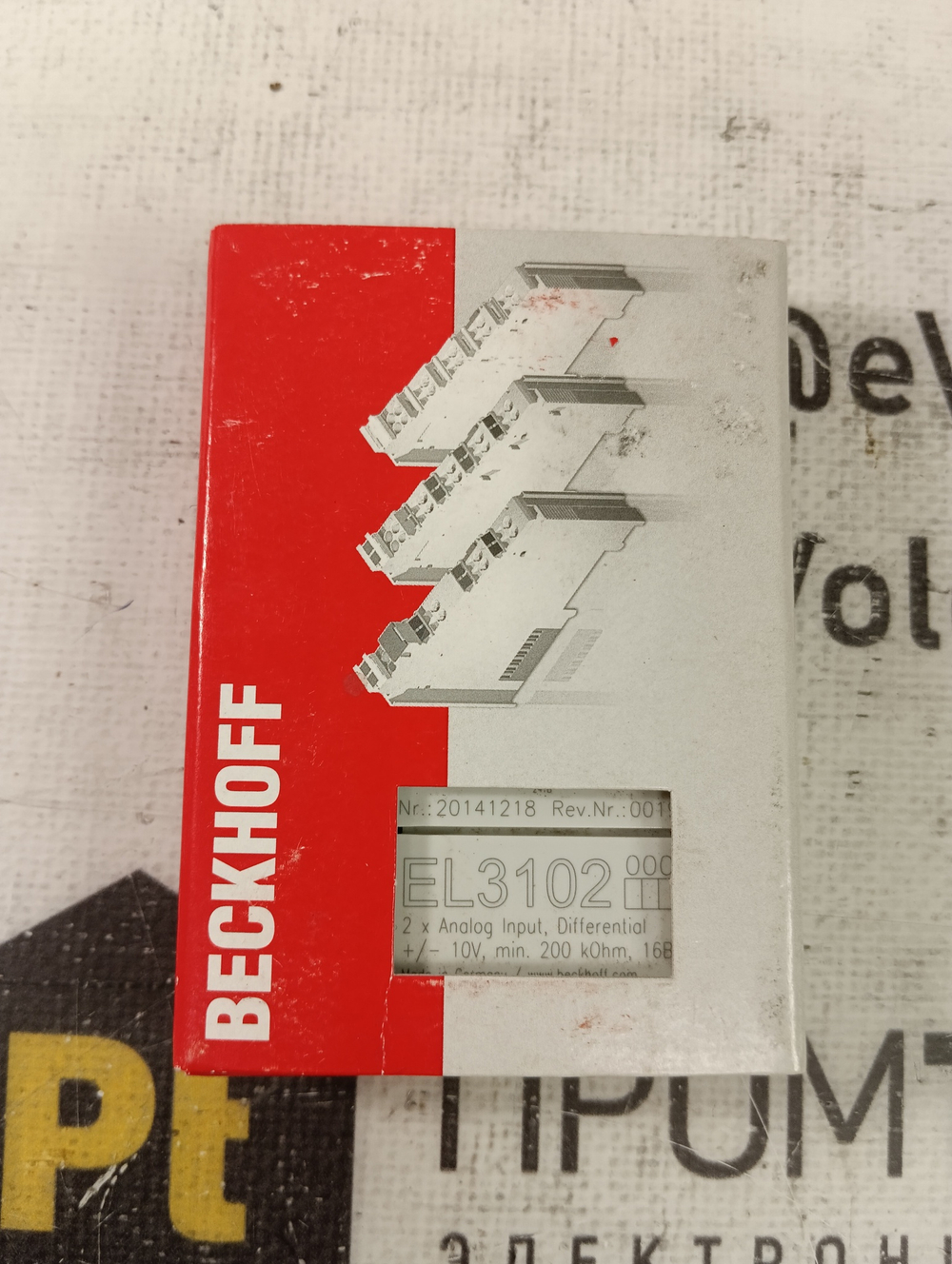 Beckhoff EL3102 новое