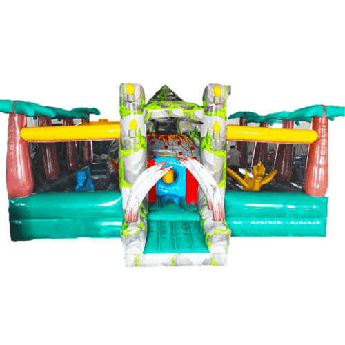 Надувной батут "Ущелье динозавра"