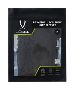 Наколенники баскетбольные с защитой ScalePad Knee Sleeves, черный