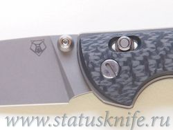 Нож Широгоров Табарган 100NS S35VN CF 3D карбонфотография - 6