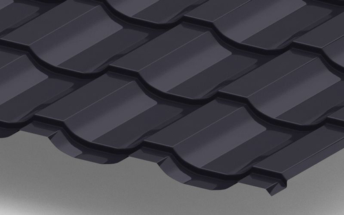 Металлочерепица Трамонтана с покрытием NormanMP®, 0,50 мм, цвет RAL 7024