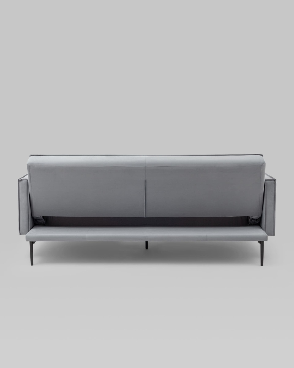 Диван прямой Кассель велюр серый