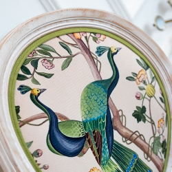 Полукресло Объект мечты Индокитайский зелёный павлин