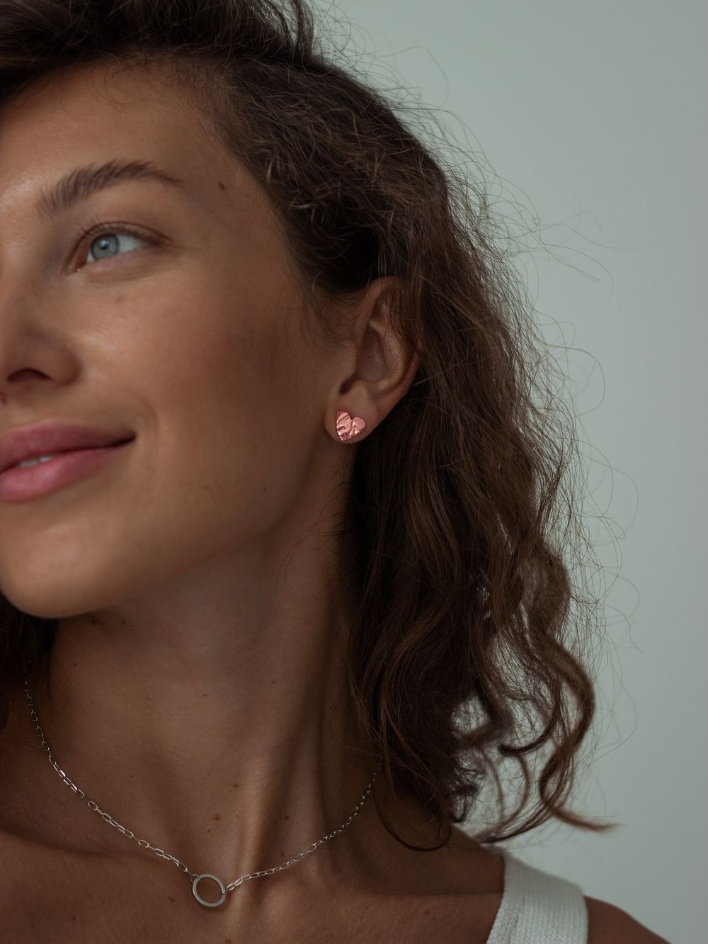 Cерьги сердца Folio Pink