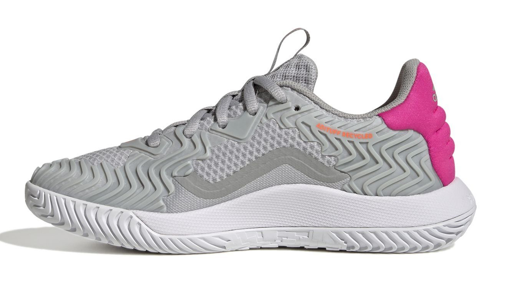Женские Кроссовки теннисные Adidas Sole Match Control W - grey two/solar orange/team shock pink