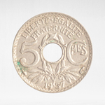 France, 5 Centimes 1937, VF