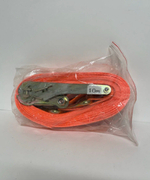 5Т-10М / Ремень стяжной для крепления груза, стяжка, 5 тонн, длина 10 метров, с крючками, оранжевый, TG (1 шт. / комплект)