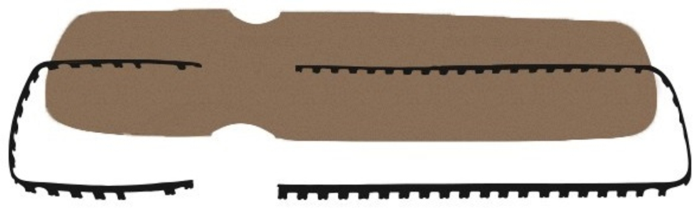 Ремкомплект к лежаку Nardi Ricambio Alfa Omega, черный, тортора