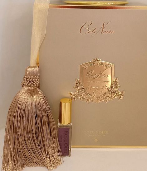 Blonde Vanilla, большая кремовая свеча Арт-деко с кисточкой, Cote Noire