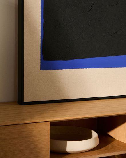 Zernu Абстрактная картина на льне 120 x 77 см