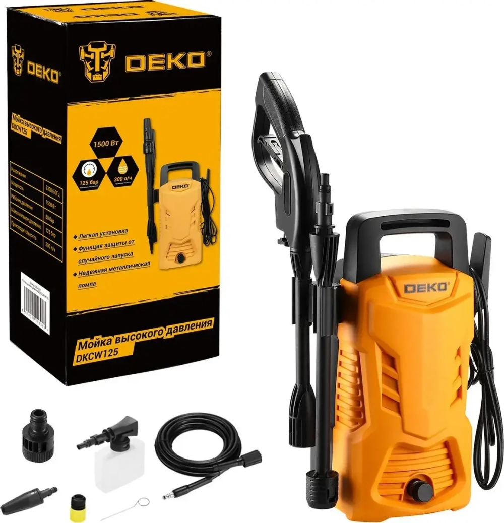 Мойка высокого давления Deko DKCW125