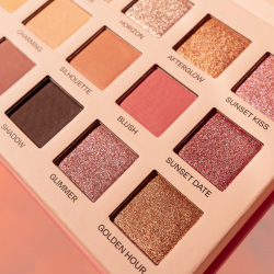 Gabriella Salvete Sunset Glow 15 Shades of Sunset - Палетка теней для век: палетка теней для век, 15 g