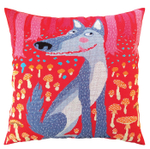 "Волки и елки"-СU060  подушка