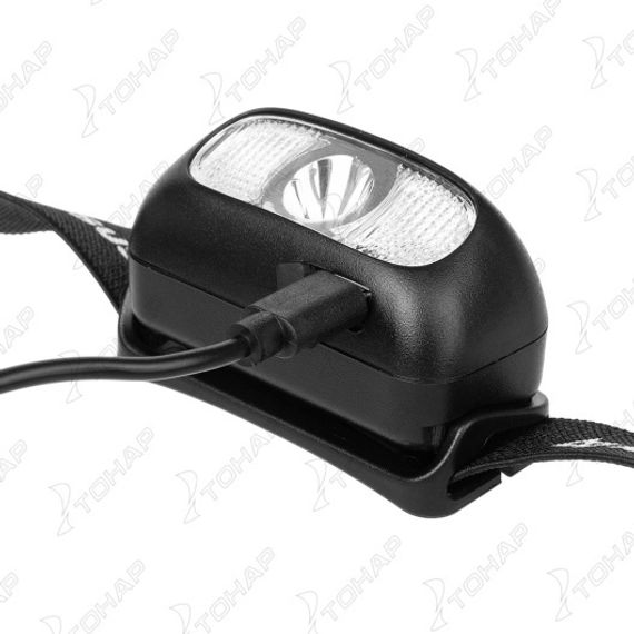 Фонарь налобный 200 LM, IP44, USB (N-FN-HL05-D) NISUS