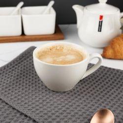 Чайная пара 200 мл белая d 8,6 см h6,2 см фарфор P.L. Proff Cuisine [4]