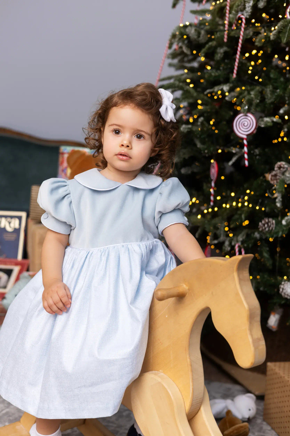 Шарлотта Голубой бархат