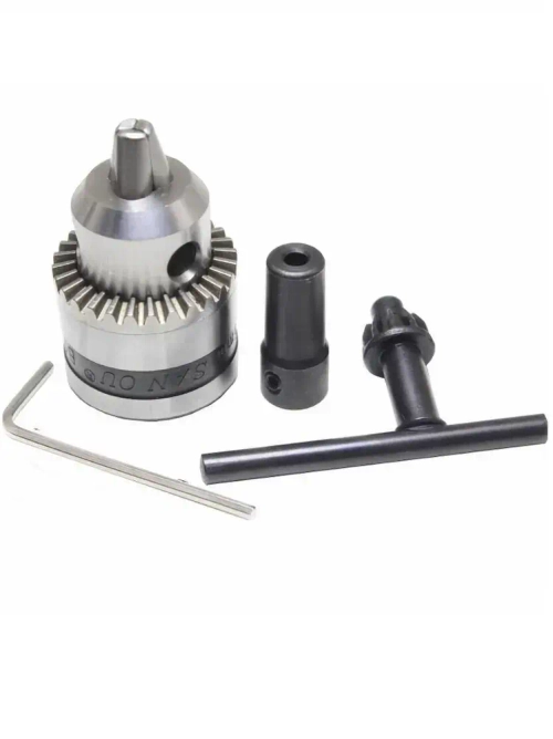 Сверлильный патрон ключевой 0.6-6мм B10 конус на вал ф5 мм