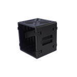 Ударопрочный пластиковый Рэковый кейс 12 юнитов KZCASE@RACK12U