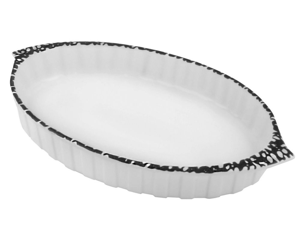 Lenardi 142-100 Овальное блюдо для запекания 27см в под.уп.(х16)Фарфор