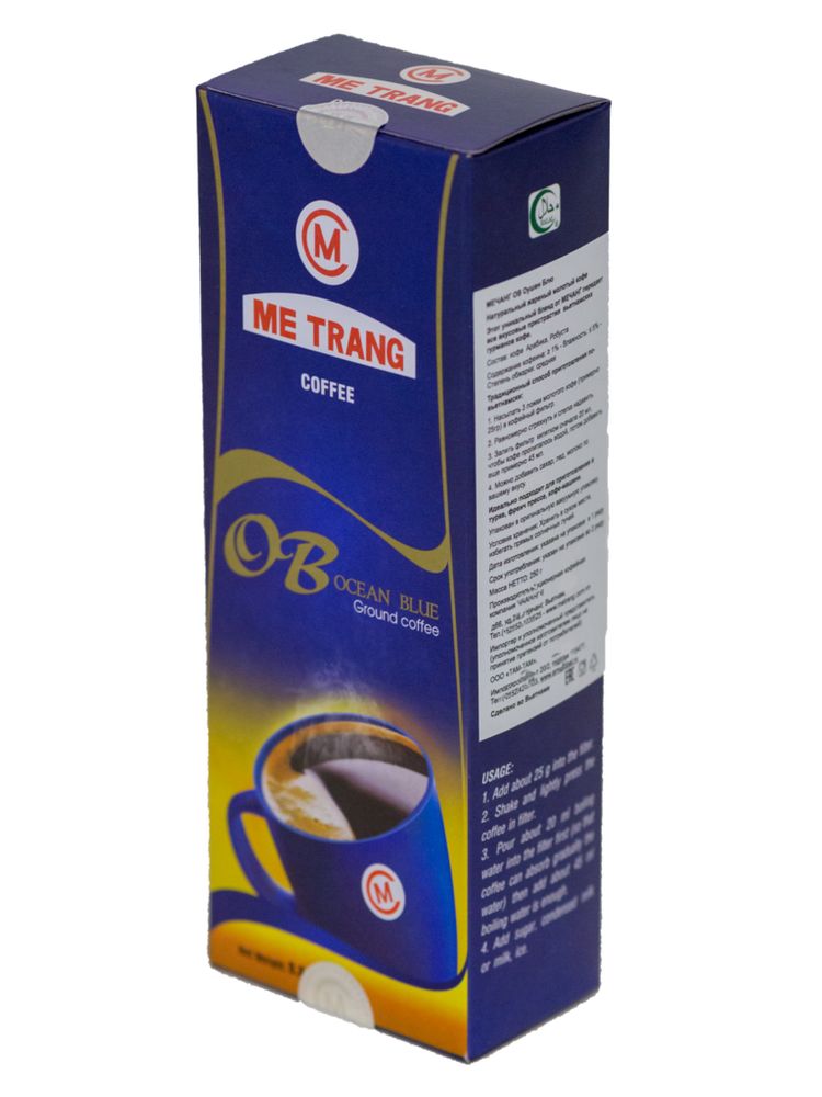 Кофе Me Trang Ocean Blue молотый 250 гр, 4 шт