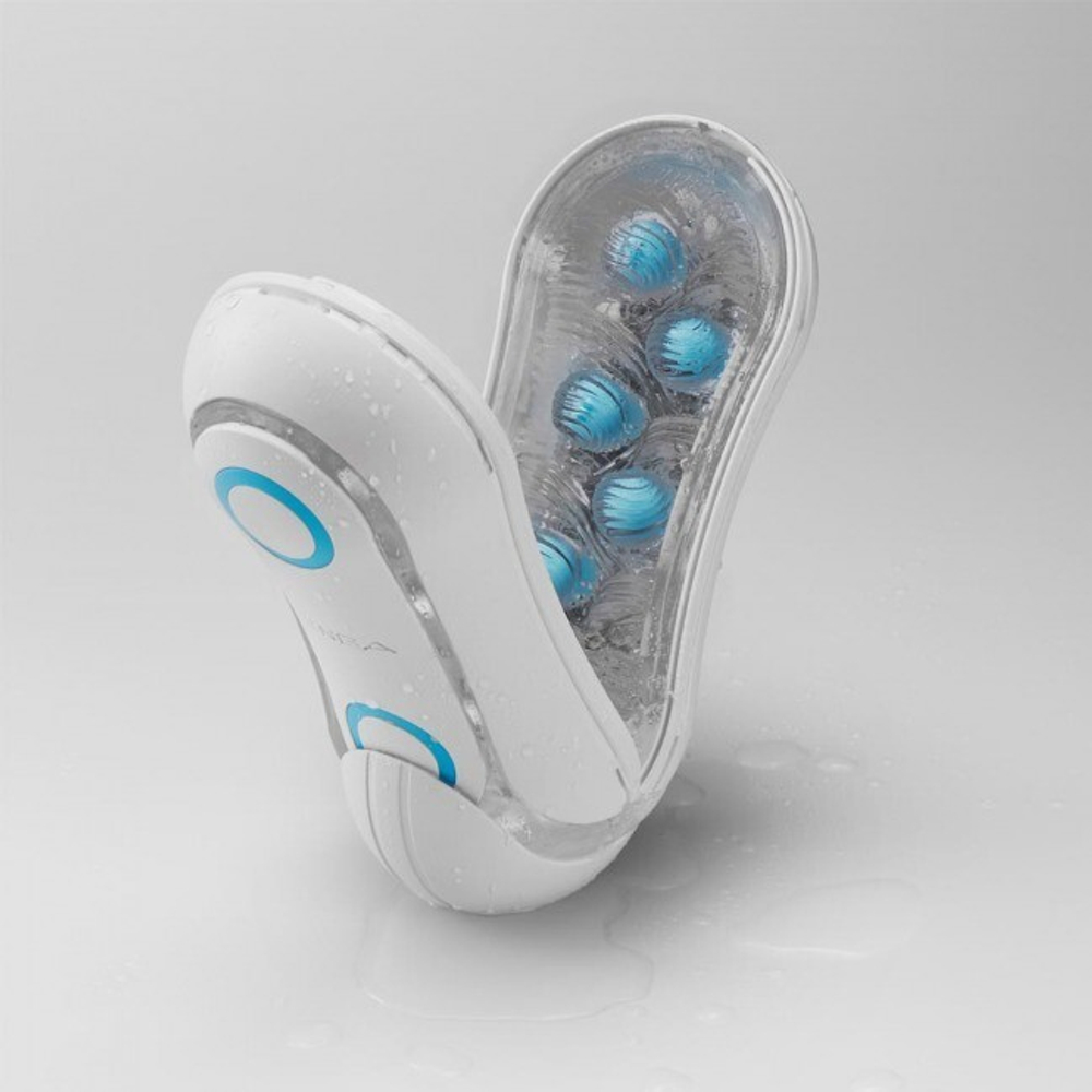 Мастурбатор Tenga Flip Orb Masturbator Blue Rush (Цвет: белый)