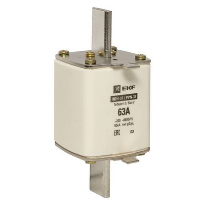 Плавкая вставка ППН-37 400/63А габарит 2 EKF