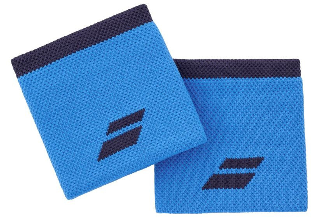 Напульсник теннисный Babolat Logo Wristband - небесный