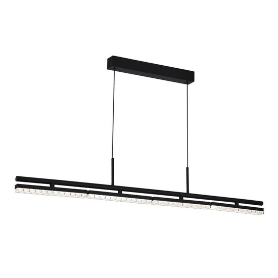 SL1018.403.04 Светильник подвесной ST-Luce черный/прозрачный LED 1*32W 4000K EUCLIDICS