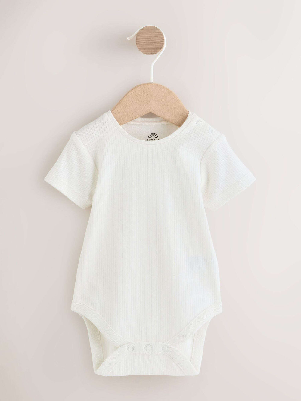 Коди с коротким рукавом и комбенизон в комплекте для малышей Next H52-351, Коричневый, Молочный