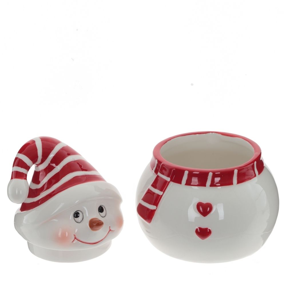 GAEM Емкость для сыпучих продуктов "Снеговик", 350 мл, L10 W10 H15 см