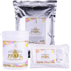 Anskin Pearl Modeling Mask маска альгинатная с экстрактом жемчуга осветляющая (пакет)