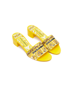 Сабо на каблуке Dolce & Gabbana - желтый(CR1748 AV804)